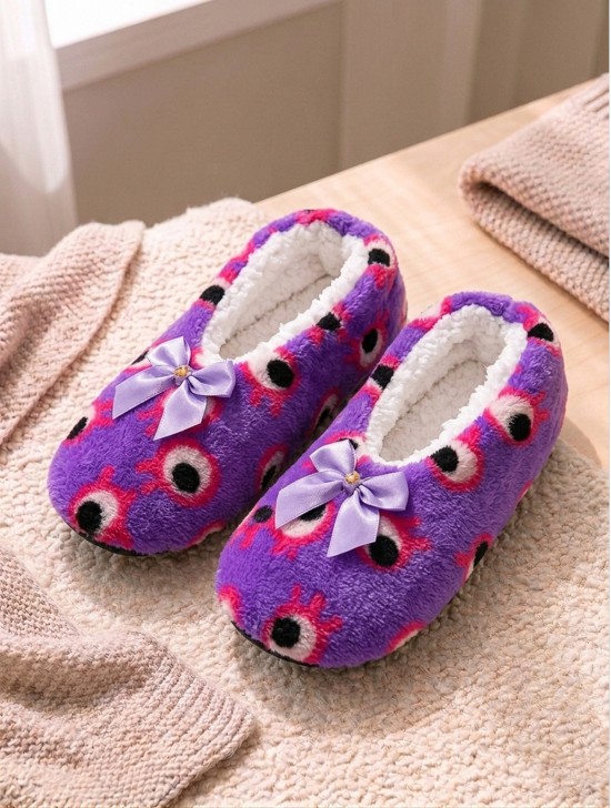 Fashion Printed Women's Slipper Socks