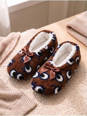 Fashion Printed Women's Slipper Socks