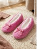 Solid Colour Indoors Anti-Slippery Winter Slipper Socks W/Ribbon Solid Colour Indoors Anti-Slippery Winter Slipper Socks W/Ribbon