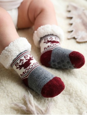 Baby Moose Indoor  Anti-Slippery Slipper Socks