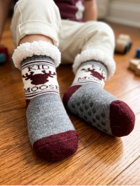 Kid Moose Indoor Anti-Slippery  Slipper Socks