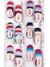 Abstract Patterned Indoors Anti-Skid Winter Slipper Socks (12 Pairs)