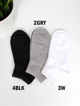 Solid Colored Low-Rise Socks