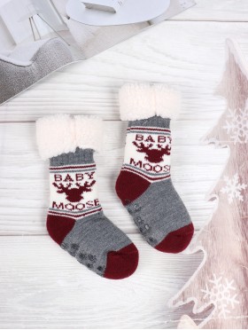 Baby Moose Indoor  Anti-Slippery Slipper Socks