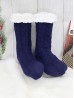 Cable Knitted Indoor Anti-Skid Slipper Socks
