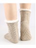 Cable Knitted Indoor Anti-Skid Slipper Socks