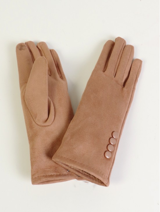 Stitched Button Touch Screen Glove