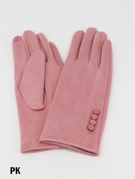 Stitched Button Touch Screen Glove