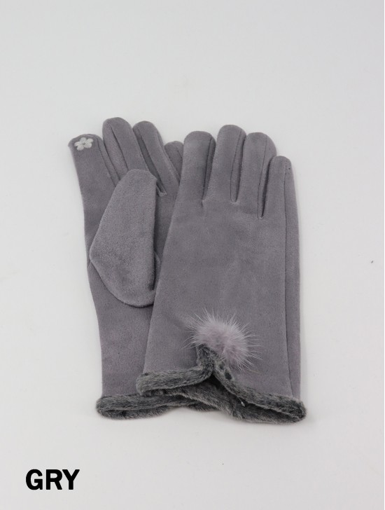 Pom Pom Touch Screen Glove
