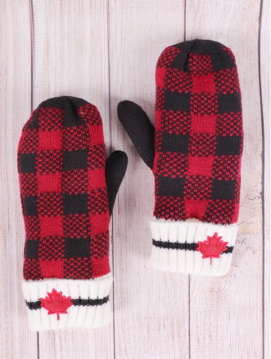 Canada Themed Mittens