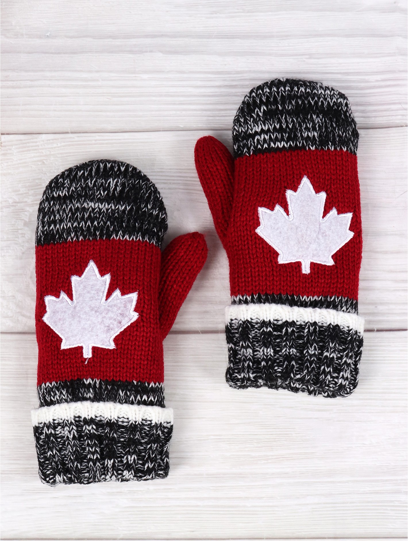 Canada Themed Mittens