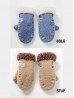 Kids Cute Cat Embroidered Winter Glove (Plush Inside) (2-4 Years Old)