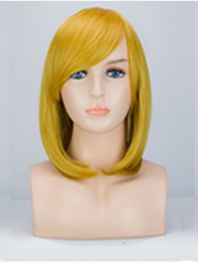 13 Inch Women Side Bangs Long Hair Cosplay/Mannequin Wig 