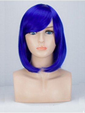 13 Inch Women Side Bangs Long Hair Cosplay/Mannequin Wig 
