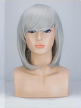 13 Inch Women Side Bangs Long Hair Cosplay/Mannequin Wig 
