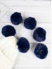 Solid Color Pom Pom For Winter Hat