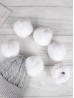 Solid Color Pom Pom For Winter Hat