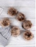 Pom Pom For Winter Hat (6 pcs)