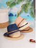 Wide Brim Summer Hat W/ Belt and Buckle