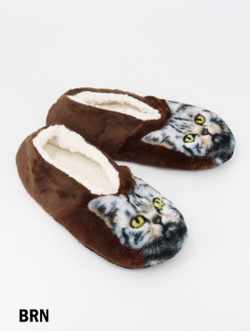 Cat Print Women's Slipper Socks