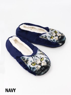 Cat Print Women's Slipper Socks