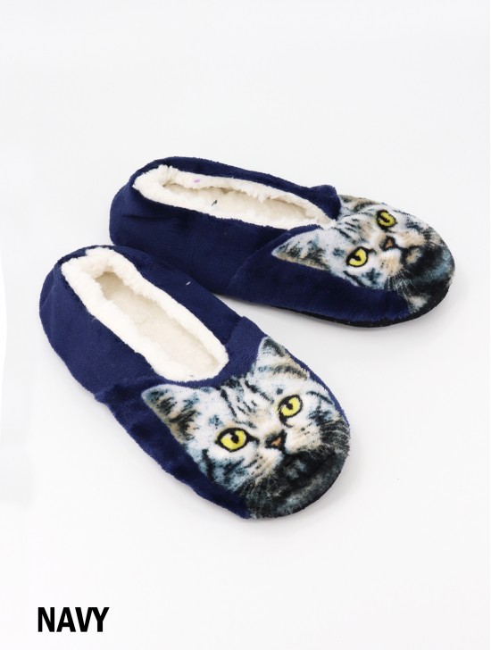 Cat Print Women's Slipper Socks