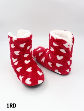 Large Hearts Light Weight Slipper Socks