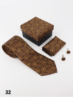 Fashion Printed Design Tie Set