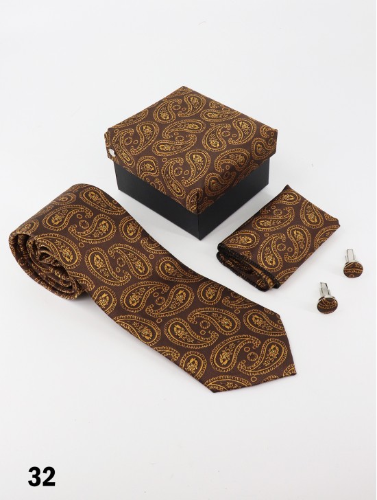 Fashion Printed Design Tie Set