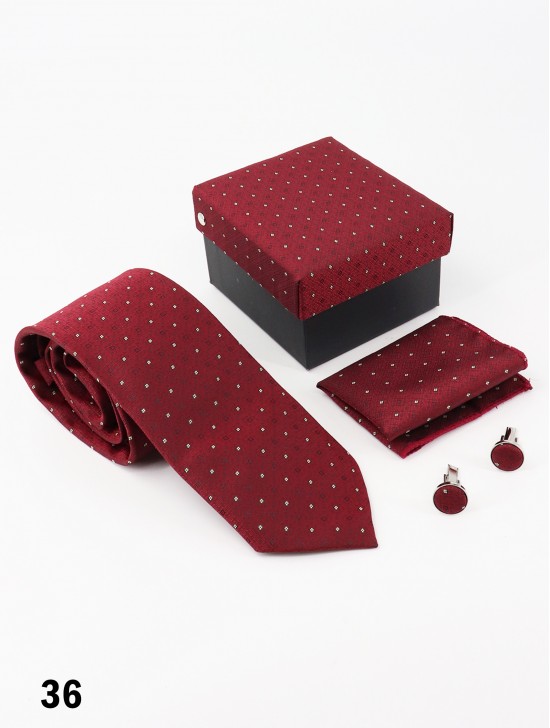 Fashion Printed Design Tie Set