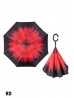 Striped Print Double Layer Automatic Inverted Umbrellas