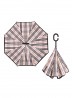 Plaid Print Double Layer Inverted Umbrellas W/ C-Shaped Handle