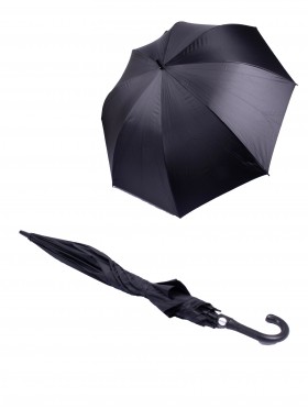 Automatic Solid Color Stick Umbrella