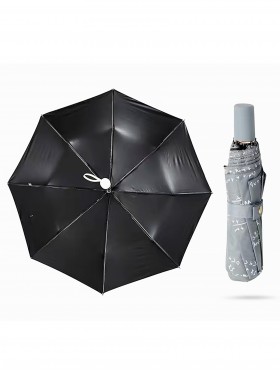 Triple Folding Math Formula Patterned Umbrella
