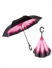 Chrysanthemum Print Double Layer Automatic Inverted Umbrellas