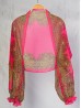 Printed Chiffon Foldable Bolero with Storage Bag