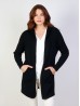 Premium Stretchy Hooded Cardigan W/ Pockets