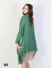 Layered 2-Tone Long-Sleeve Shift Dress