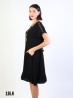 Italian Design Dress with Flouncy Edge