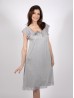 Lacy Cap Sleeved Cotton Feel Night Dress