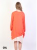 Layered Long Sleeve Shift Dress