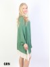 Layered Long Sleeve Shift Dress 