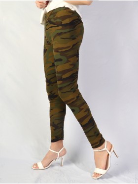 Camouflage Pattern Stretchy Legging 