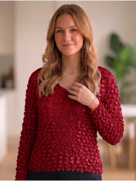 BUBBLE TOP, LONG SLEEVE