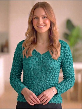 BUBBLE TOP, LONG SLEEVE