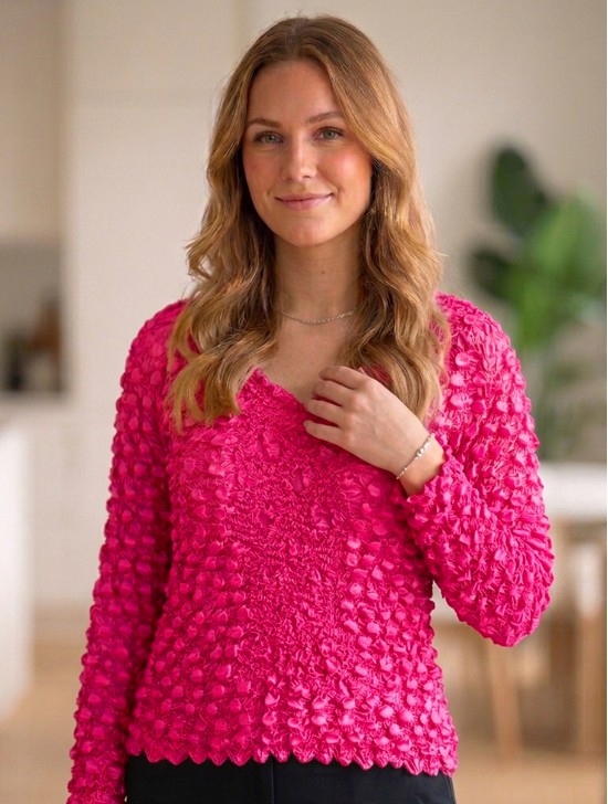 BUBBLE TOP, LONG SLEEVE