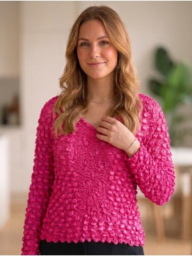 BUBBLE TOP, LONG SLEEVE