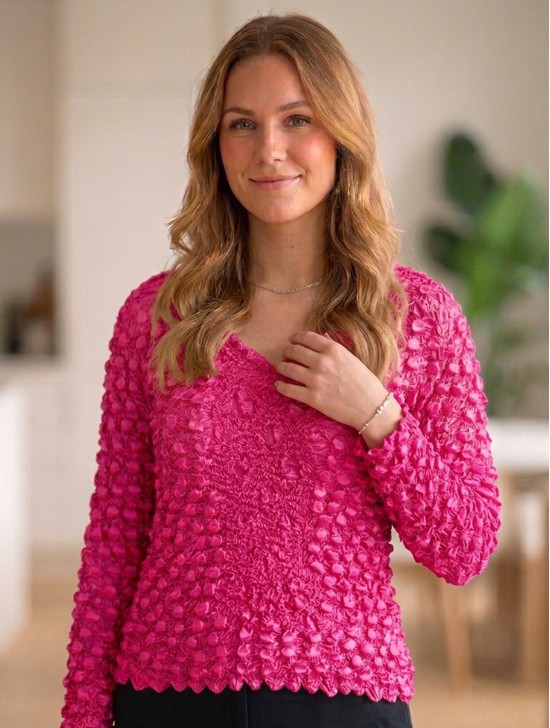 BUBBLE TOP, LONG SLEEVE