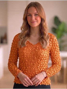 BUBBLE TOP, LONG SLEEVE