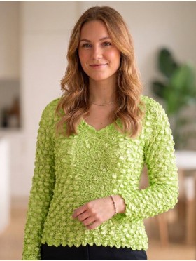 BUBBLE TOP, LONG SLEEVE